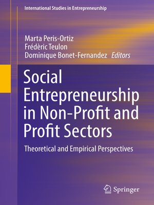 cover image of Social Entrepreneurship in Non-Profit and Profit Sectors